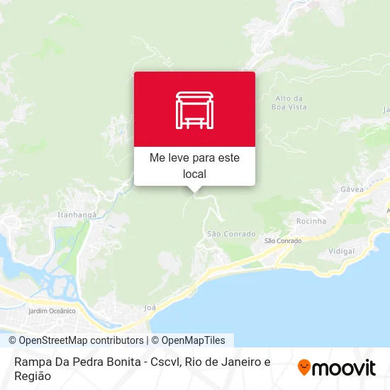 Rampa Da Pedra Bonita - Cscvl mapa