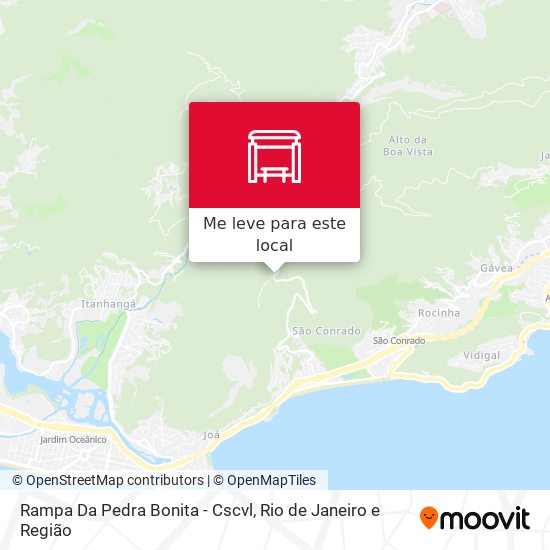 Rampa Da Pedra Bonita - Cscvl mapa