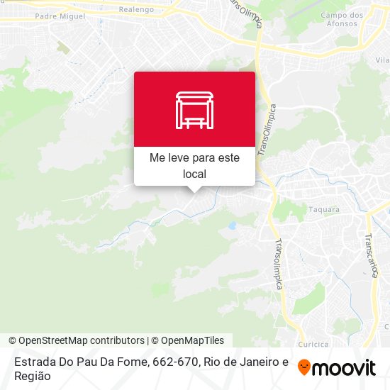 Estrada Do Pau Da Fome, 662-670 mapa