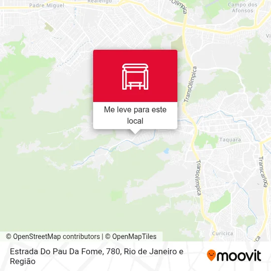 Estrada Do Pau Da Fome, 780 mapa