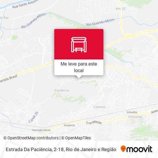Estrada Da Paciência, 2-18 mapa