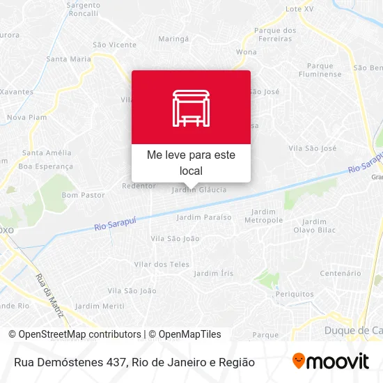 Rua Demóstenes 437 mapa