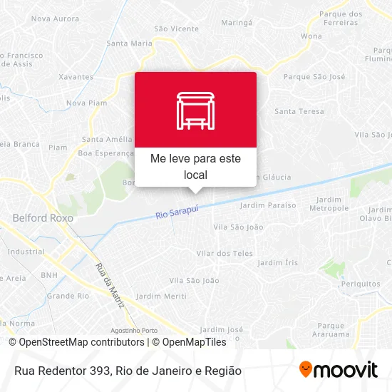 Rua Redentor 393 mapa