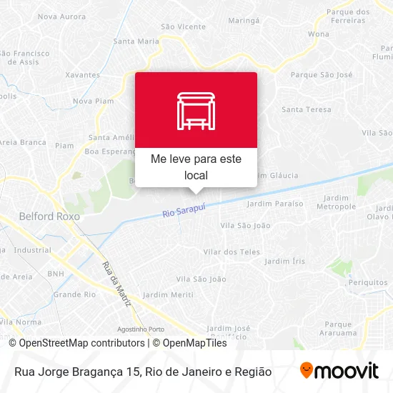 Rua Jorge Bragança 15 mapa