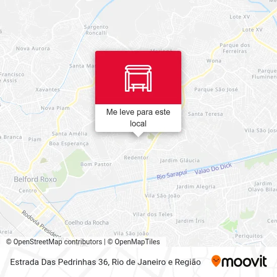 Estrada Das Pedrinhas 36 mapa