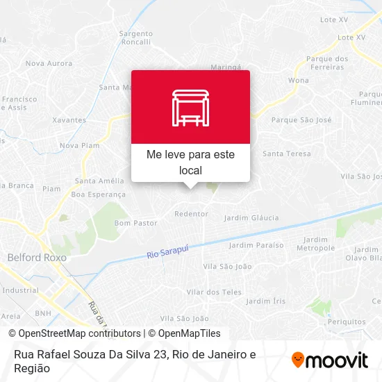 Rua Rafael Souza Da Silva 23 mapa