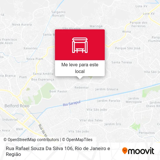 Rua Rafael Souza Da Silva 106 mapa