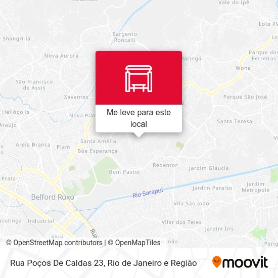 Rua Poços De Caldas 23 mapa