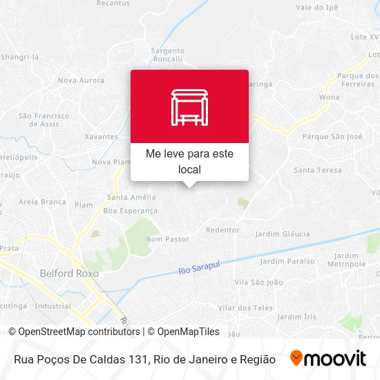 Rua Poços De Caldas 131 mapa