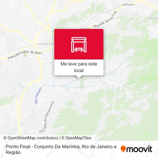 Ponto Final - Conjunto Da Marinha mapa