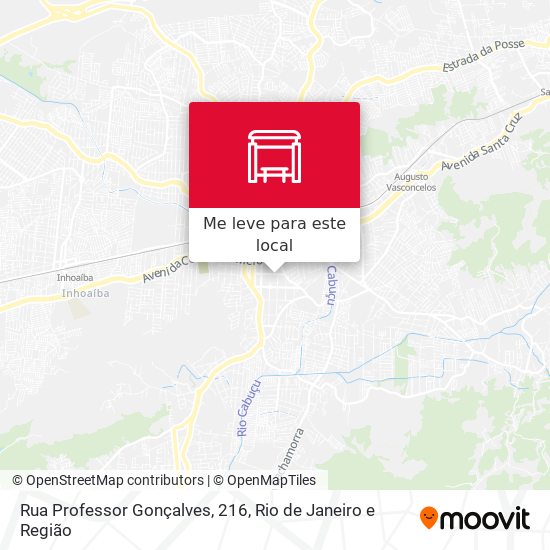 Rua Professor Gonçalves, 216 mapa