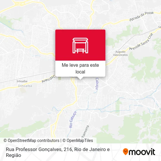Rua Professor Gonçalves, 216 mapa