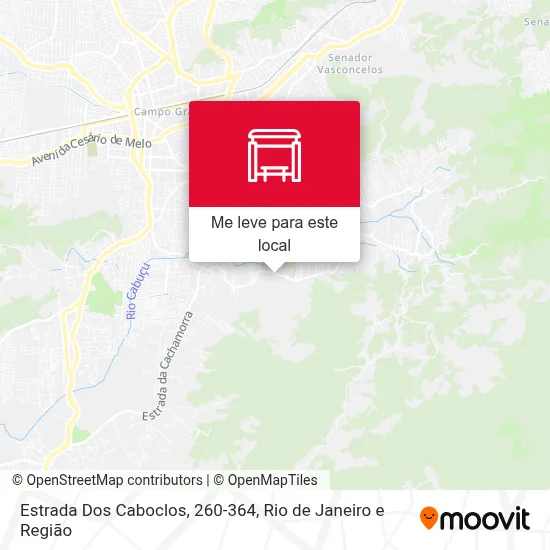 Estrada Dos Caboclos, 260-364 mapa