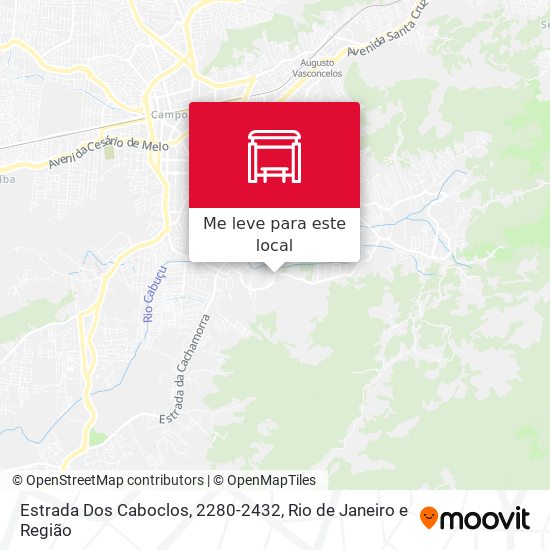 Estrada Dos Caboclos, 2280-2432 mapa