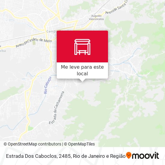 Estrada Dos Caboclos, 2485 mapa