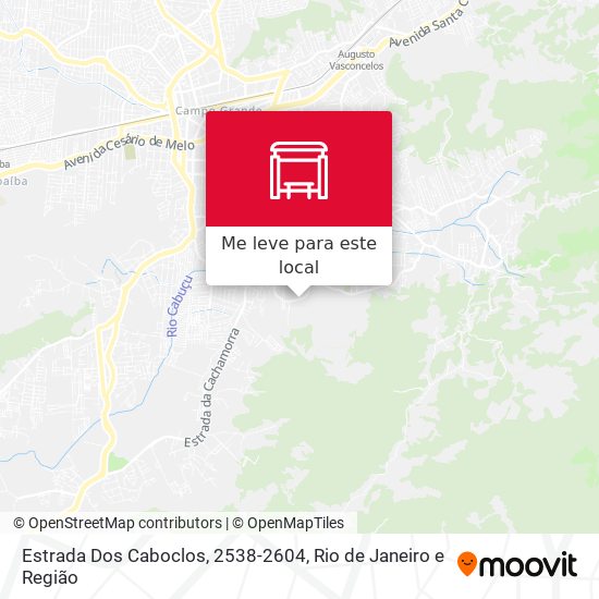 Estrada Dos Caboclos, 2538-2604 mapa