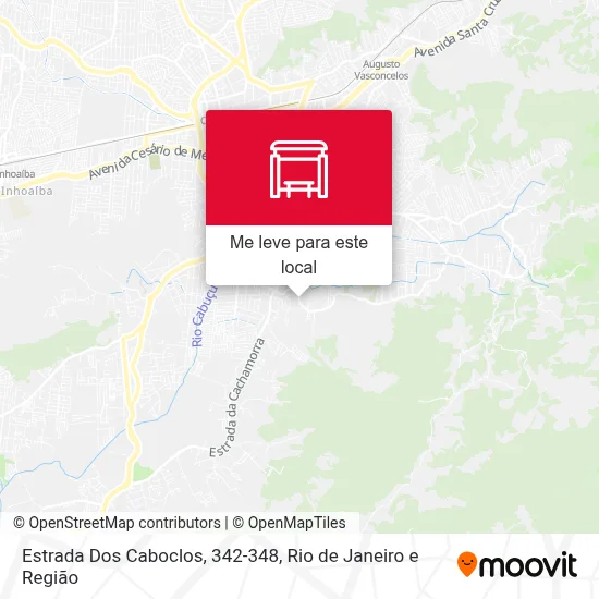 Estrada Dos Caboclos, 342-348 mapa