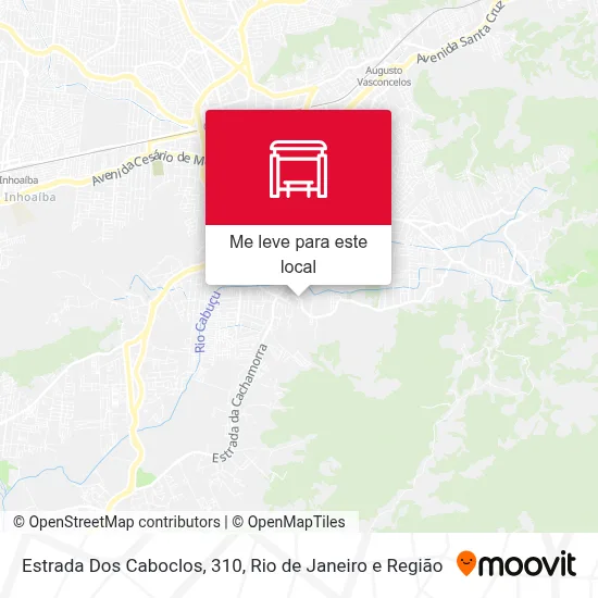 Estrada Dos Caboclos, 310 mapa