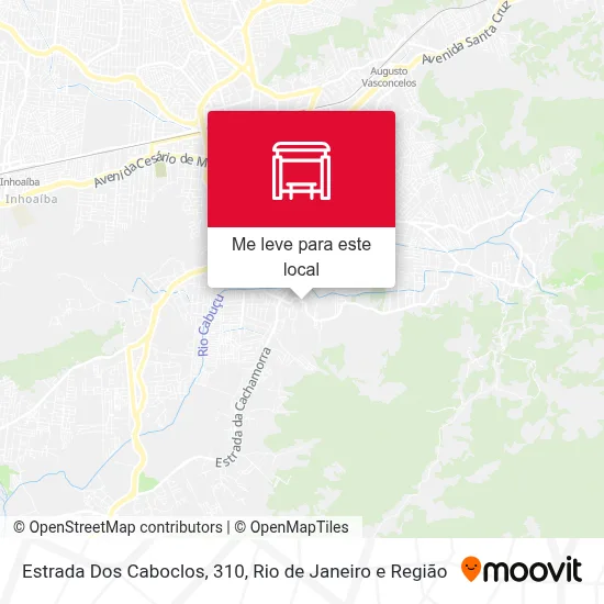 Estrada Dos Caboclos, 310 mapa