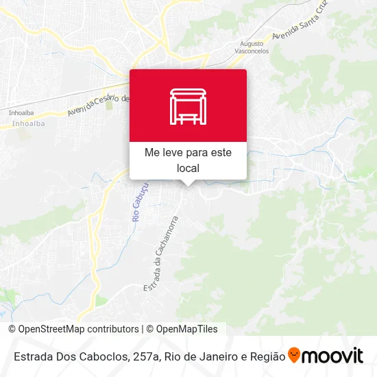 Estrada Dos Caboclos, 257a mapa