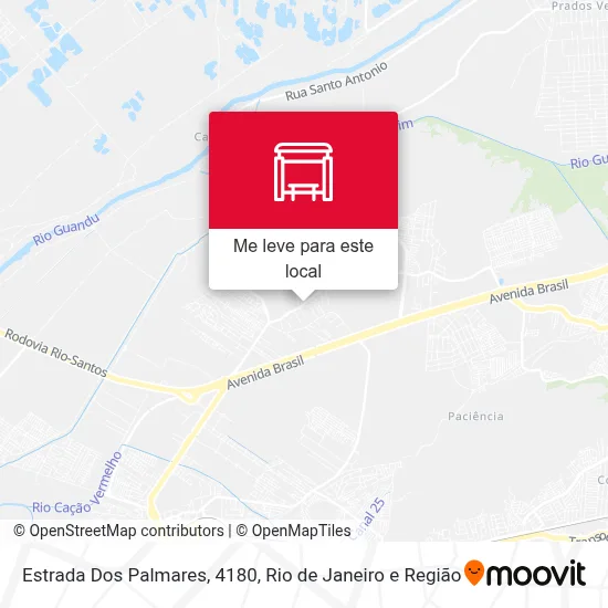 Estrada Dos Palmares, 4180 mapa