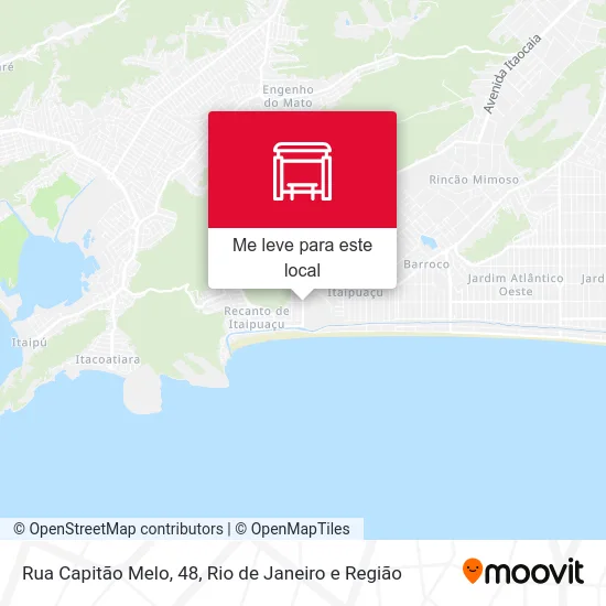 Rua Capitão Melo, 48 mapa