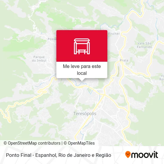 Ponto Final - Espanhol mapa