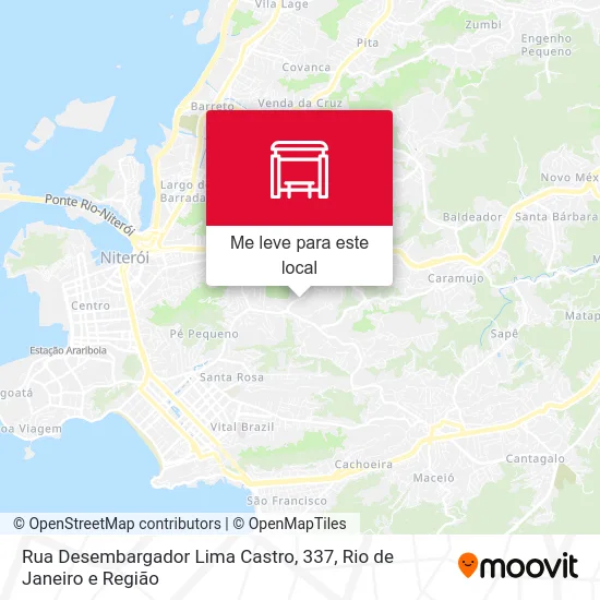 Rua Desembargador Lima Castro, 337 mapa