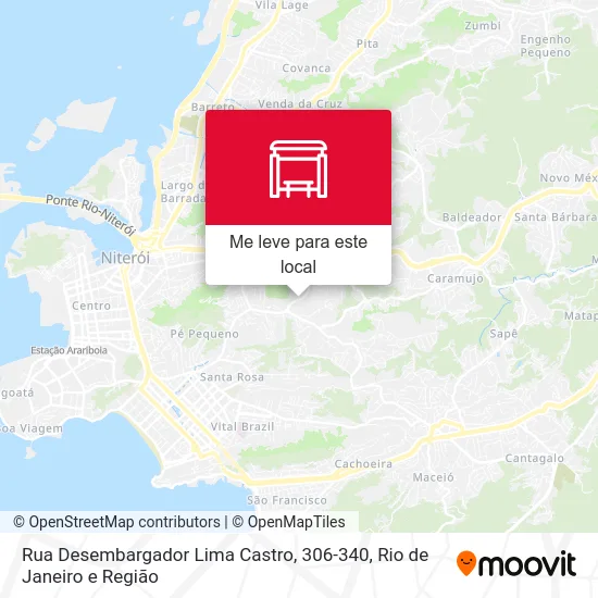 Rua Desembargador Lima Castro, 306-340 mapa