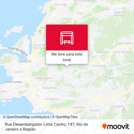 Rua Desembargador Lima Castro, 187 mapa