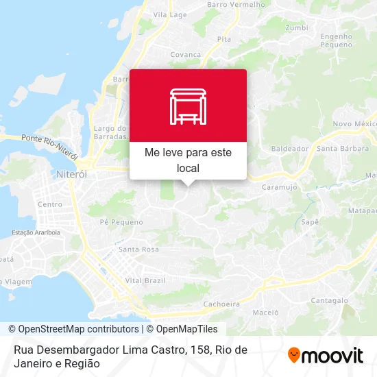 Rua Desembargador Lima Castro, 158 mapa