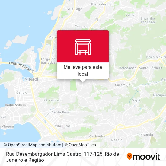 Rua Desembargador Lima Castro, 117-125 mapa