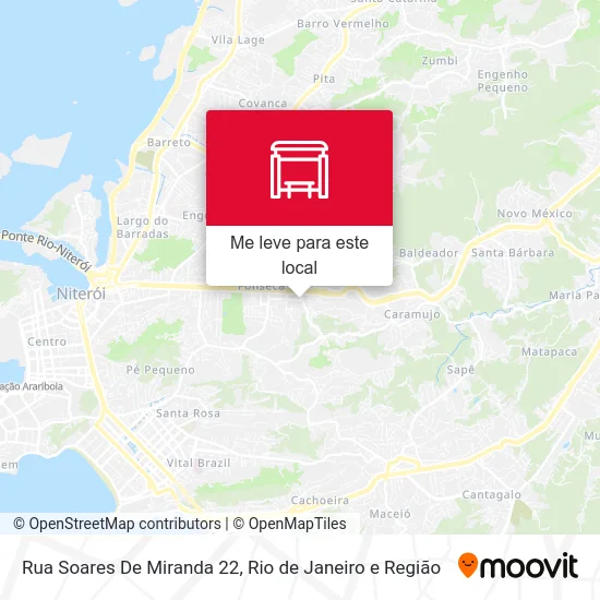 Rua Soares De Miranda 22 mapa
