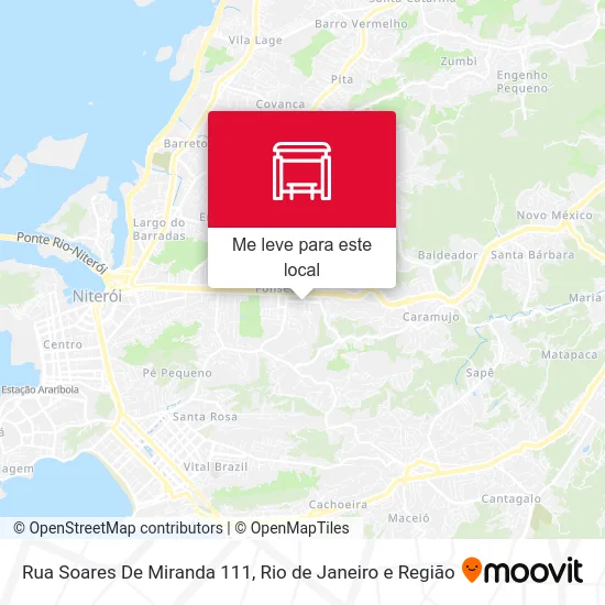 Rua Soares De Miranda 111 mapa