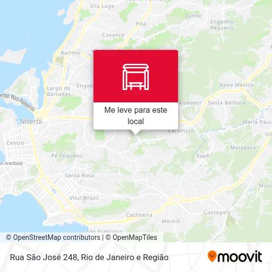 Rua São José 248 mapa