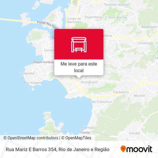 Rua Mariz E Barros 354 mapa