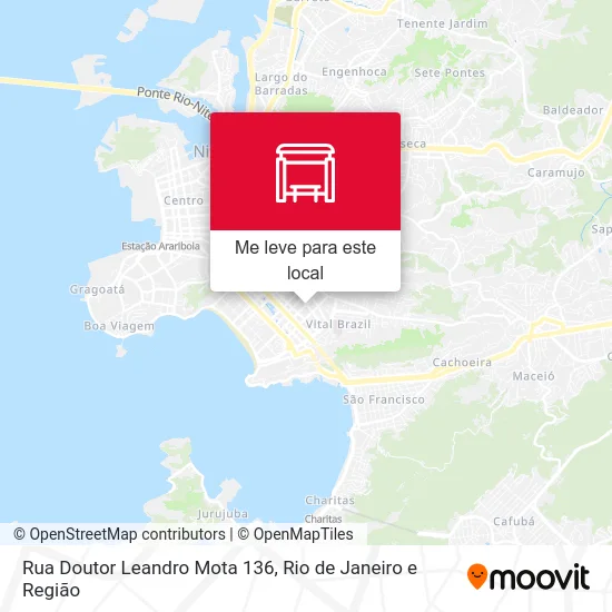 Rua Doutor Leandro Mota 136 mapa