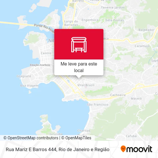 Rua Mariz E Barros 444 mapa