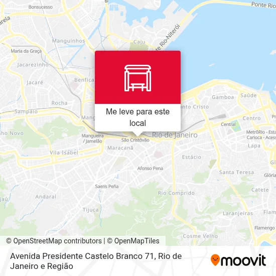 Avenida Presidente Castelo Branco 71 mapa
