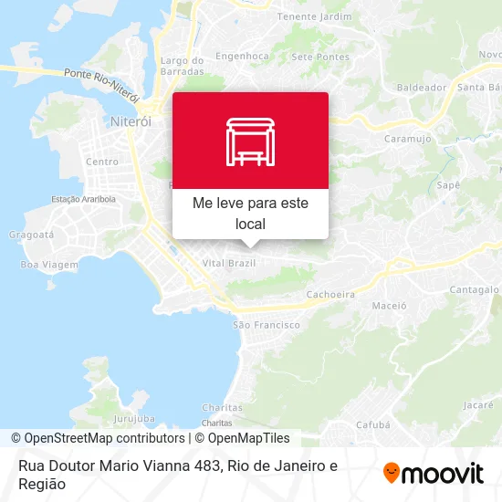 Rua Doutor Mario Vianna 483 mapa