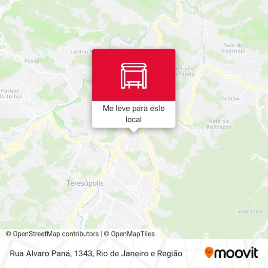 Rua Alvaro Paná, 1343 mapa