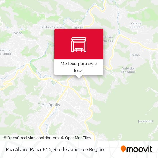 Rua Alvaro Paná, 816 mapa