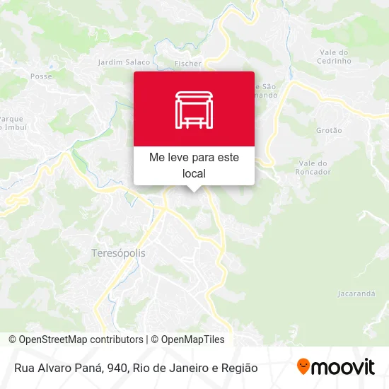 Rua Alvaro Paná, 940 mapa