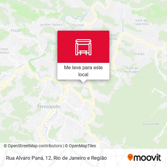 Rua Alvaro Paná, 12 mapa