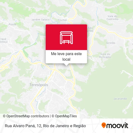 Rua Alvaro Paná, 12 mapa
