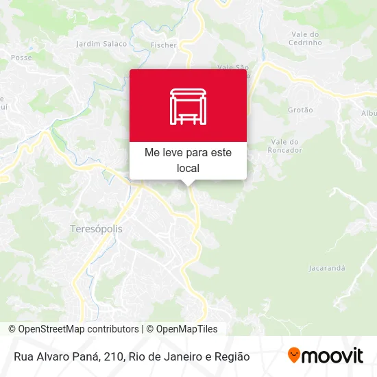 Rua Alvaro Paná, 210 mapa
