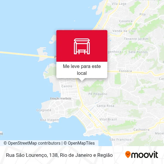 Rua São Lourenço, 138 mapa