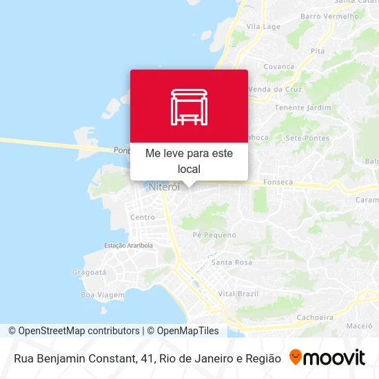 Rua Benjamin Constant, 41 mapa