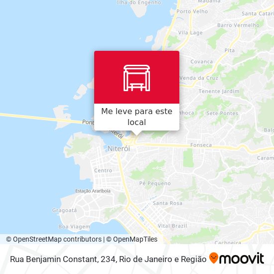 Rua Benjamin Constant, 234 mapa