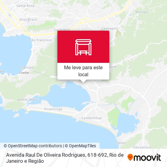 Avenida Raul De Oliveira Rodrigues, 618-692 mapa